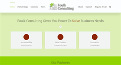 Desktop Screenshot of foulkconsulting.com